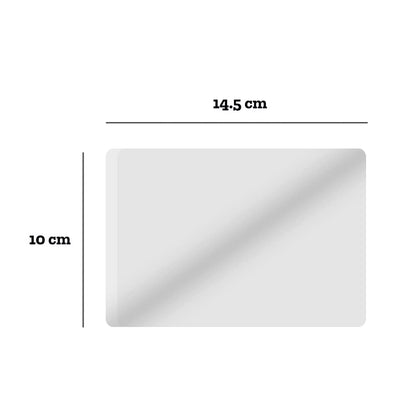 Barrilito Mica Térmica rígida 100 x 145mm 8 mil, 100pz. MT205