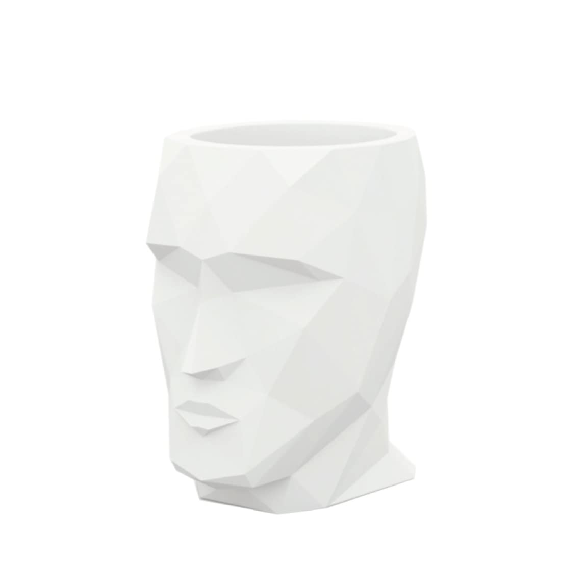 Vondom 49068 Maceta Adán Nano Color Blanco, 1 Pieza