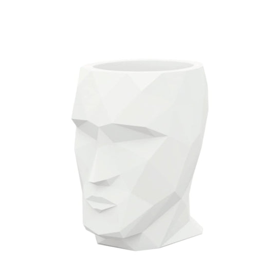 Vondom 49068 Maceta Adán Nano Color Blanco, 1 Pieza