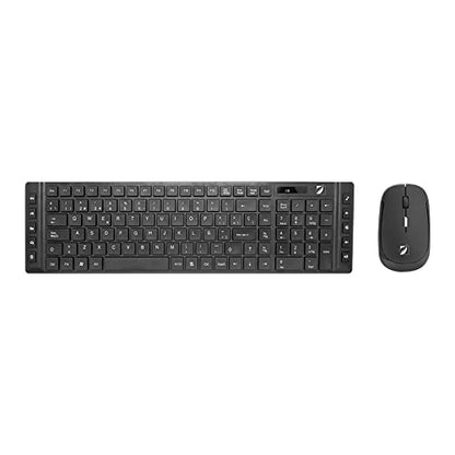 Kit inalámbrico de Teclado Multimedia y Mouse Ultraligero 18-8377