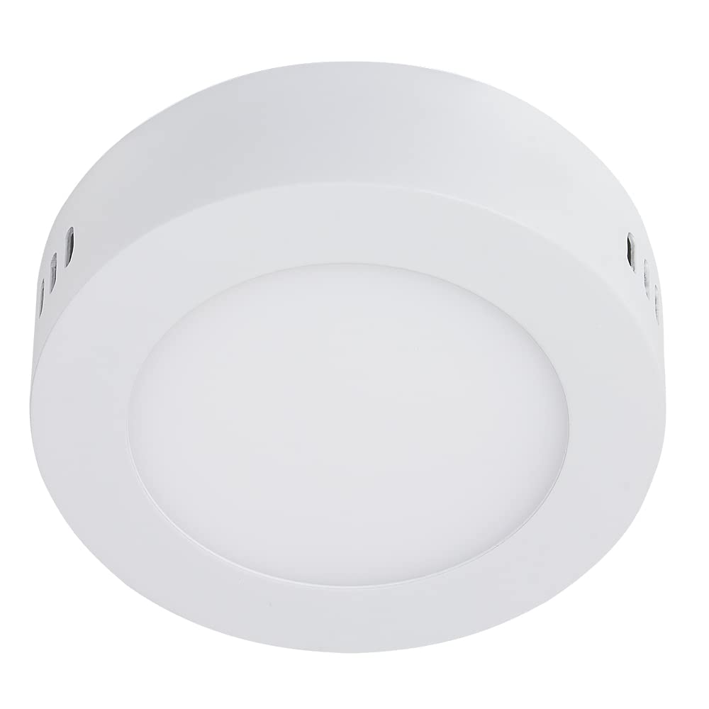 Lámpara LED, Lámpara LED para Sobreponer, Color Blanco, 12 W, Luz De Día 6 500 k, Tecnolite, Downlight LED + Lámpara LED Interior, 6 W, Luz de Día 6 500 k, 100-240 V, 350 lm, Color Blanco