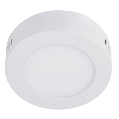 Lámpara LED, Lámpara LED para Sobreponer, Color Blanco, 12 W, Luz De Día 6 500 k, Tecnolite, Downlight LED + Lámpara LED Interior, 6 W, Luz de Día 6 500 k, 100-240 V, 350 lm, Color Blanco