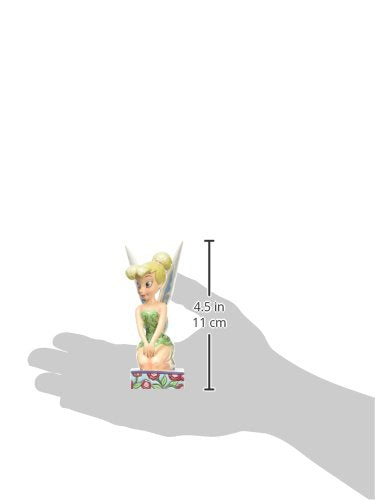 Disney Traditions by Jim Shore Peter Pan Tinker Bell Personality Pose Stone Figura de Resina, 4 Pulgadas