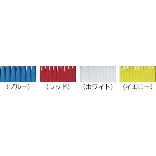 Vikan 31043 Fine Sweep Floor Broom Head, Polypropylene Block, 10-1/4" Polyester Bristle, Blue