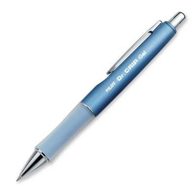 Pilot Dr. Grip Limited - Bolígrafo de gel retráctil, Retráctil, azul (Ice Blue Barrel)