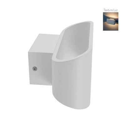 Tecnolite TLLED-402/7W/30B Luminario Pared Led, 3000K, Blanco 100-240