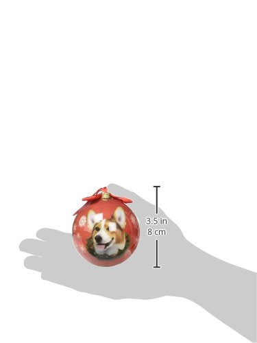 E&S Pets Bola de Navidad de Corgi galés a Prueba de roturas