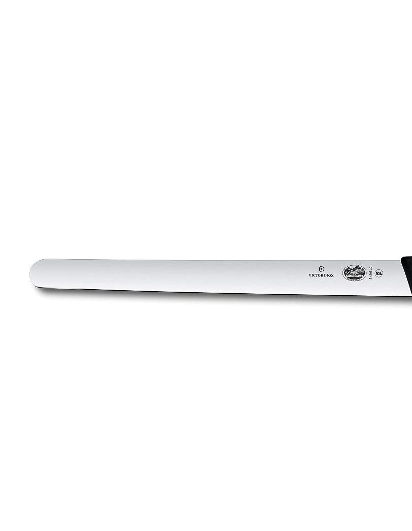 Victorinox Fibrox Pro Cuchillo para Cortar de 12 Pulgadas con Borde Recto y Mango Negro