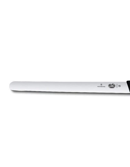 Victorinox Fibrox Pro Cuchillo para Cortar de 12 Pulgadas con Borde Recto y Mango Negro