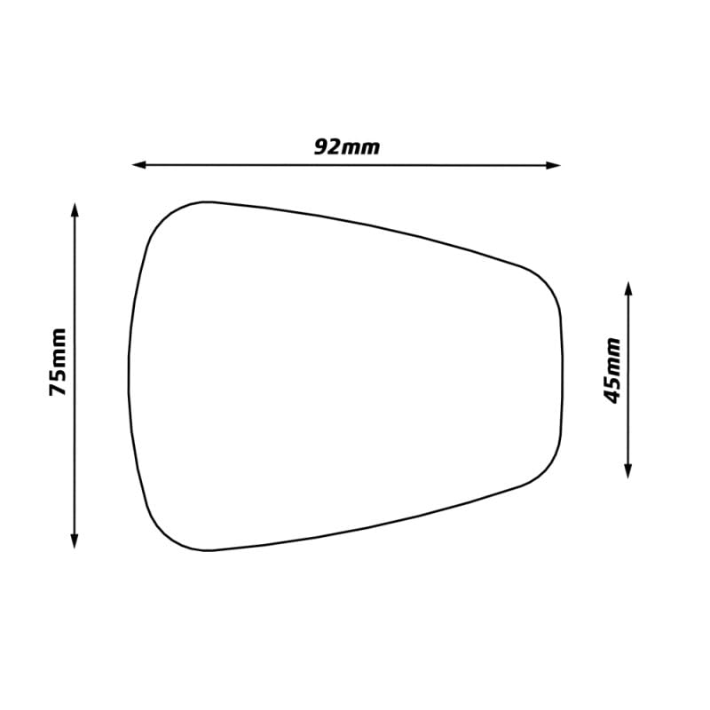 Zéfal Espejo Retrovisor Urbano ESPION Z56 Derecho Plastico 4760R