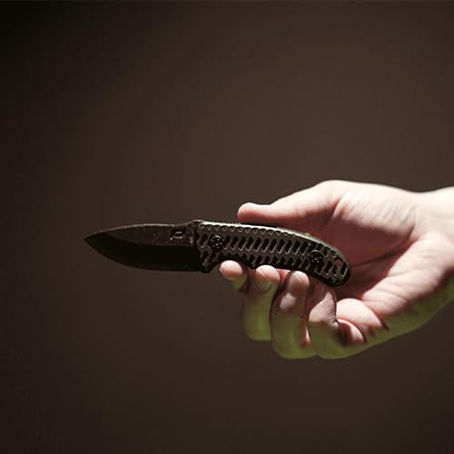 Schrade - Cuchillo de hoja fija SCHF57 de espiga completa con hoja de punta de gota