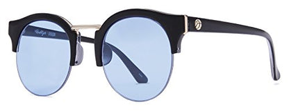 Avalon anteojos de sol para mujer, negro con transparente, Azul