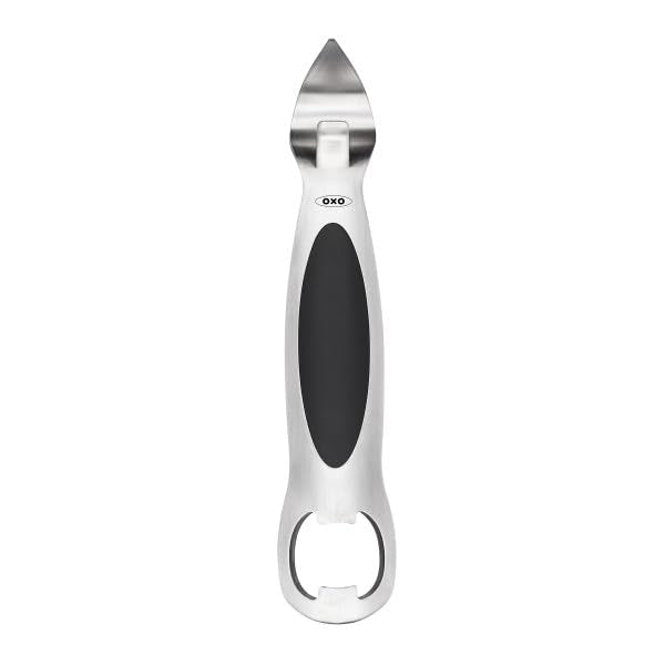 OXO SteeL - Abridor de botellas y latas de acero inoxidable