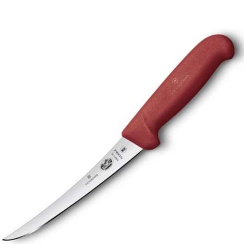 Victorinox Cuchillo para Deshuesar, Fibrox, Rojo, 15 cm