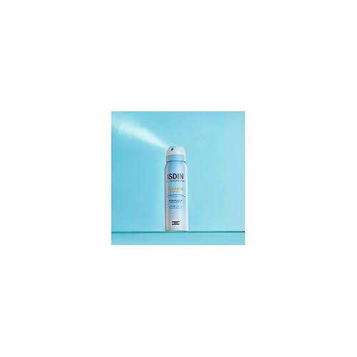 ISDIN Fotoprotector Facial Mist SPF50, Protector Solar facial en spray formato bruma ultrafina e invisible, Protege, hidrata y refresca tu piel, 100ml