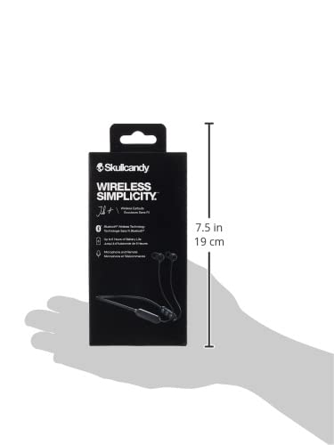 Skullcandy Audífonos Jib+ In-Ear Inalámbricos, 6 Horas de Batería, Micrófono, Compatibles con iPhone, Android y Dispositivos Bluetooth, Negro