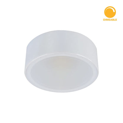 Tecnolite Lámpara Plafón LED Redonda Atenuable 9 W - Sobreponer en Techo, Luz Blanca Neutra, 127 V, IRC 90, Interiores, LED integrado, Ideal para pasillos, dormitorio, cocina y sala