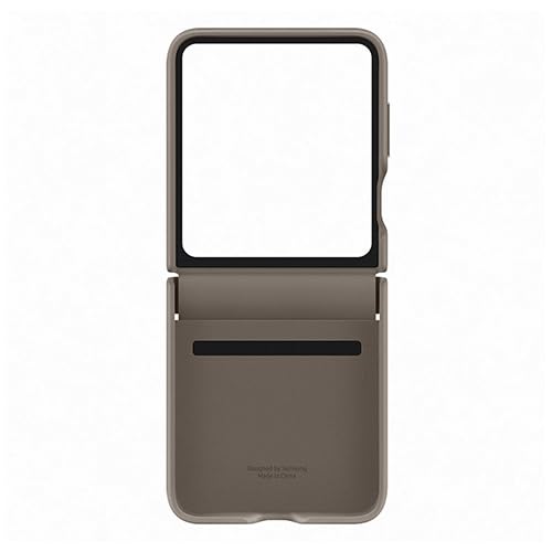Accesorios Samsung Galaxy Flip 5 Flap Leather Cover Etoupe
