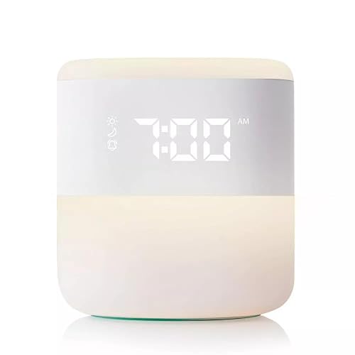 Frida Baby | Reproductor de Sonido 3 en 1 + Despertador + Luz de Noche | Entrenador para Dormir y Despertar | Infantil | Blanco
