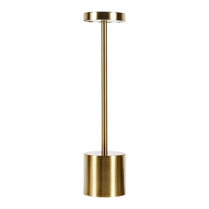 Tecnolite - Lámpara de Mesa LED 3 W Portátil, Recargable, Luz Blanca Ajustable y Atenuable Táctil, Lámpara Interior para Restaurante