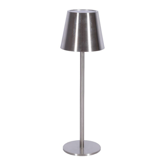 Tecnolite - Lámpara de Mesa LED 5 W Portátil, Recargable, Luz Blanca Ajustable y Atenuable Táctil, Lámpara Interior para Restaurante