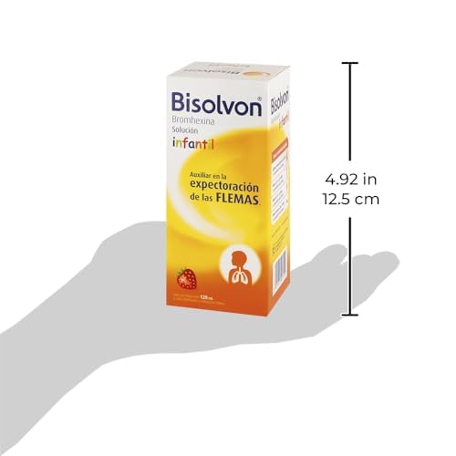 Bisolvon Jarabe, Infantil, Sabor Fresa, 120ml