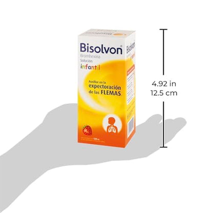 Bisolvon Jarabe, Infantil, Sabor Fresa, 120ml