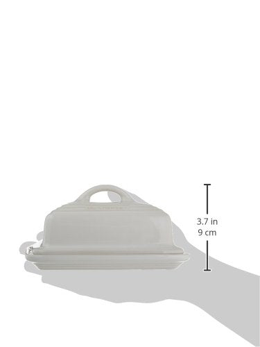 Le Creuset of America Heritage Stoneware Butter Dish, White