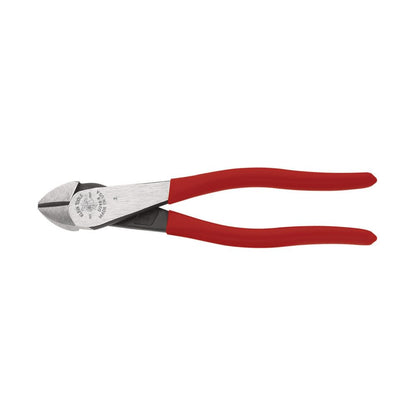 KLEIN TOOLS D248-8 |Pinzas De Corte Diagonal |Cabeza En Ángulo|Alta Palanca | Pinzas de corte con cabeza en ángulo y alta palanca, ideales para cortar alambres con más fuerza en espacios reducidos.