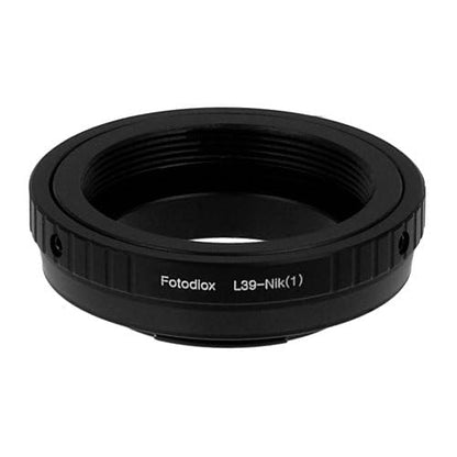 Fotodiox Adaptador de Montaje de Lente, Lente M39 (39 mm x 1 Leica) a cámara Nikon Serie 1 (V2.), Compatible con cámaras Nikon V1, J1 sin Espejo