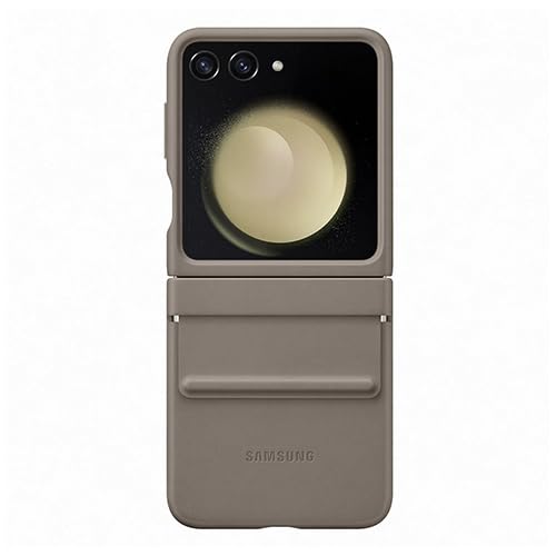 Accesorios Samsung Galaxy Flip 5 Flap Leather Cover Etoupe