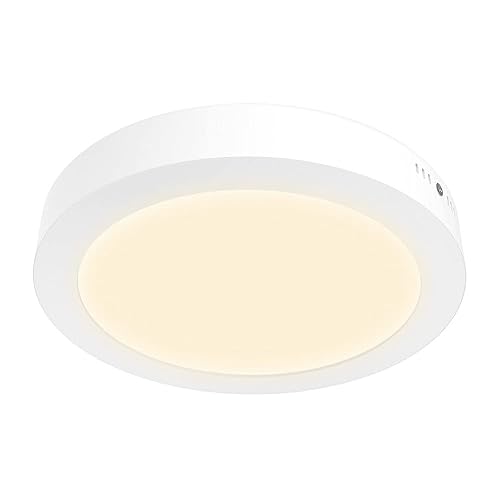 Tecnolite - Lámpara Plafón LED Techo 18 W, Luz Suave Cálida, Iluminación Interiores, No atenuable, LED integrado