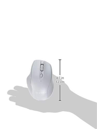 Naceb Technology - Mouse Inalámbrico Dual Mode 2.4G + Bluetooth con Diseño Ergonómico y Conexión Versátil - Ideal para Oficina y Estudio en Color Blanco