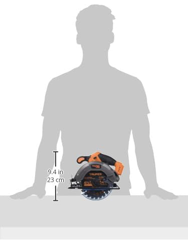 Truper Pro SICI-20AS, Sierra circular 6-1/2", 20V, solo herramienta, sin accesorios