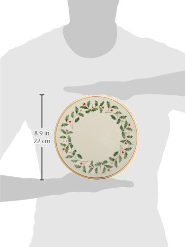 Lenox Holiday - Plato de ensalada, 1 unidad