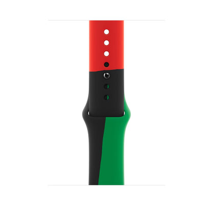 Apple Watch Correa Deportiva - Black unity - M - L - para muñecas de 160 a 210 mm - Correa deportiva