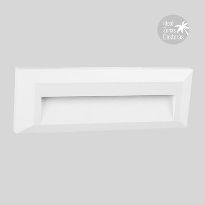 Tecnolite - Lámpara de exterior LED para sobreponer, 1.5 W, Luz blanca neutra, ideal zona costera