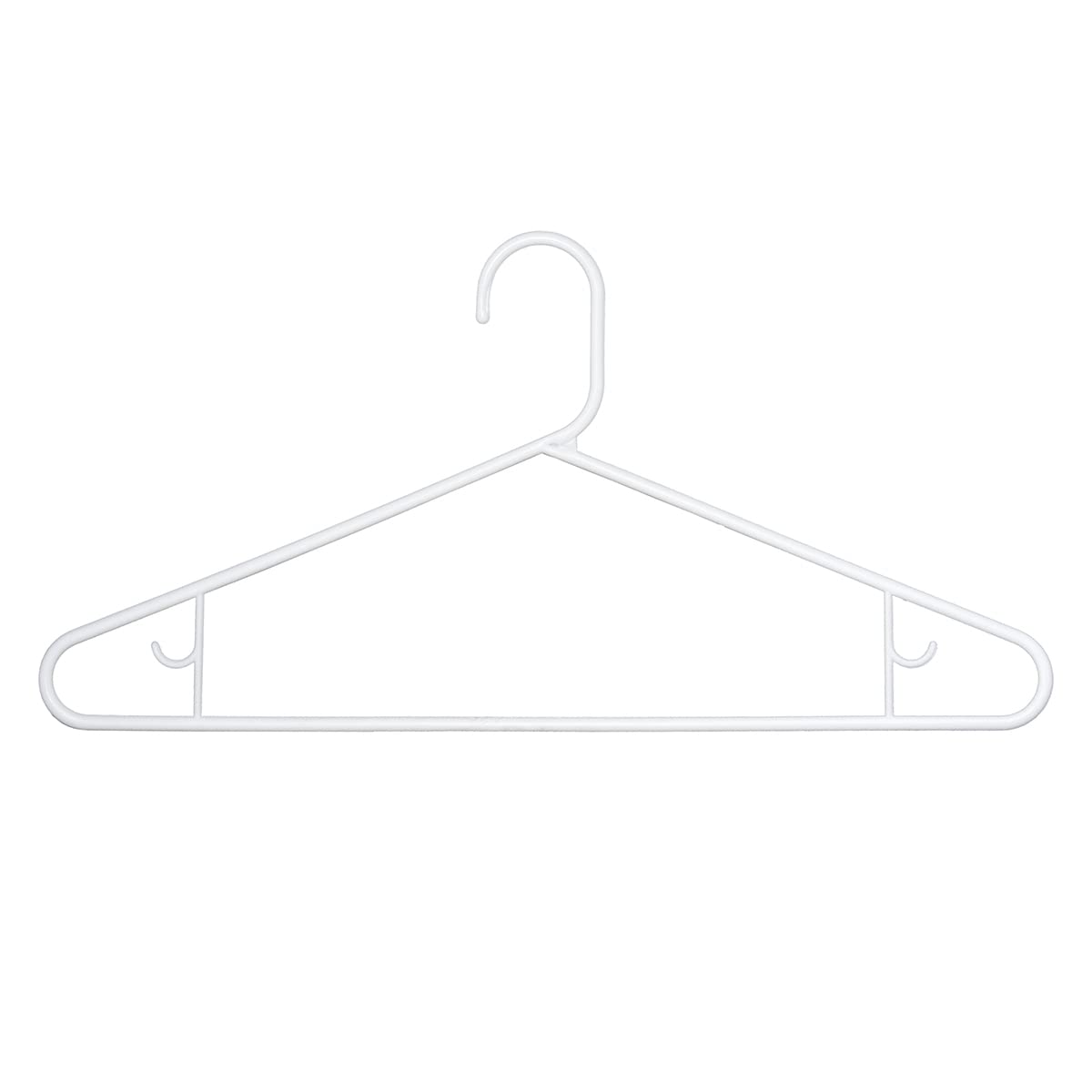 Clorox - Perchas de plástico para Ropa (10 Unidades), Color Blanco