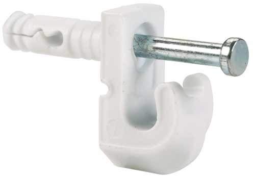 ClosetMaid 1770 - Juego de 48 Clips de Pared para Yeso, Color Blanco