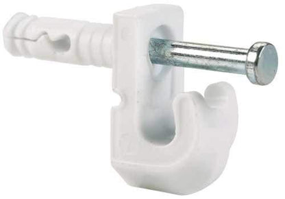 ClosetMaid 1770 - Juego de 48 Clips de Pared para Yeso, Color Blanco