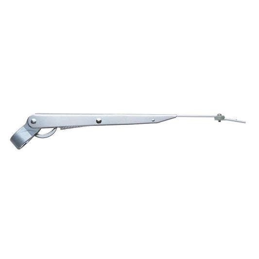 AFI 33010A Deluxe - Brazo de limpiaparabrisas de Acero Inoxidable Ajustable para Todos los Motores AFI (35,5 a 50,8 cm), Color Plateado