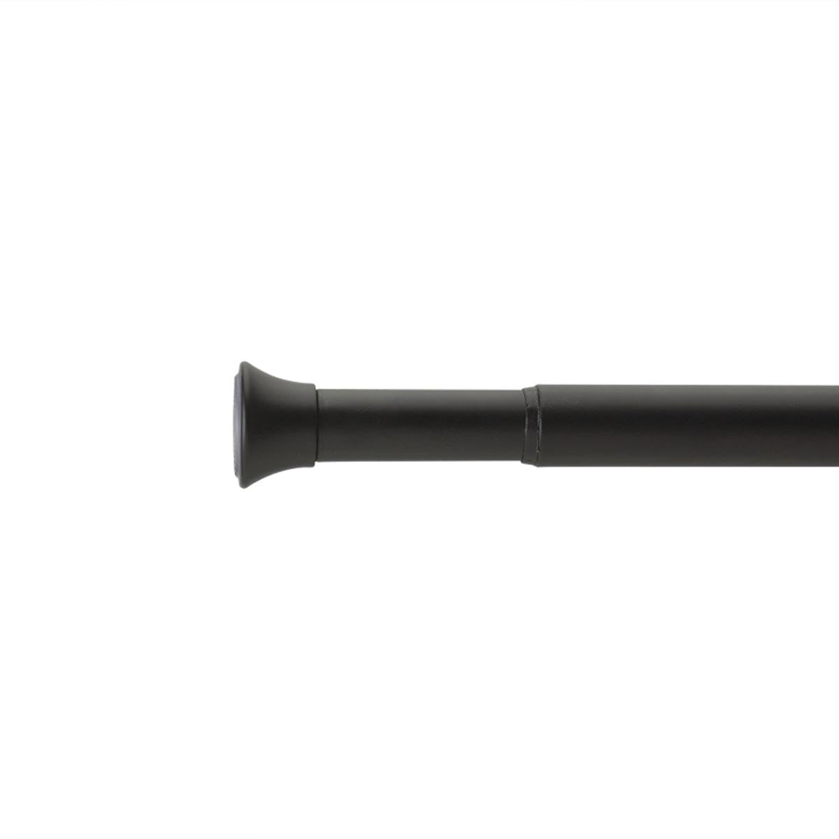 Umbra Chroma 7/8-Inch Drapery Tension Rod for Window, 36 to 54-Inch, Black