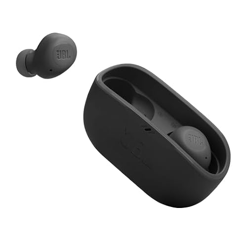 JBL Vibe Buds 2, True Wireless NC Buds, Oval Tube, ANC + Smart Ambient, IP54 - Negro