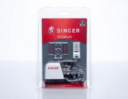 Singer® Kit de prensatelas para Manualidades de Alta Resistencia, 3 Piezas | Cortador lateral, costura paralela, accesorios antiadherentes, ideal para recortar, dobladillo, proyectos decorativos