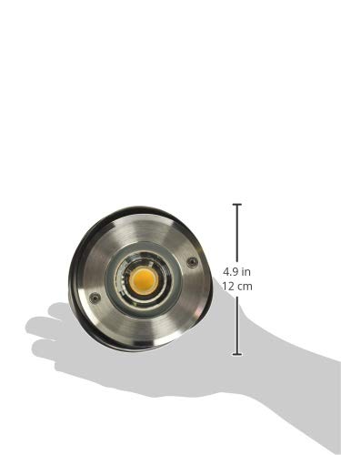 Tecnolite - Lámpara de Piso LED Empotrable Exterior 10 W, Luz Cálida Brillante, IP67, LED Integrado