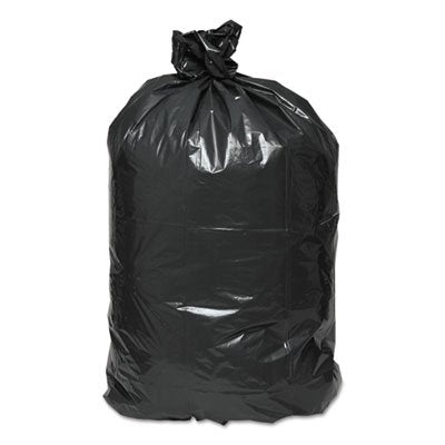 Earthsense Commercial RNW4850 Can Liner 40x46, 40-45 Gal, 1.25 mil, Black, (Case of 100)