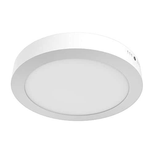Tecnolite - Lámpara Plafón LED Techo 18 W, Luz Suave Cálida, Iluminación Interiores, No atenuable, LED integrado