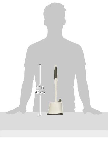 Clorox - Escobilla y émbolos para Inodoro, Blanco, Toilet Brush with Base, 1