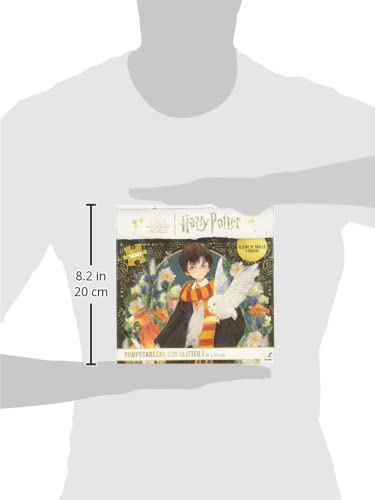Novelty Corp - Rompecabezas de Colección, Edición Harry Potter, Juego de Mesa, Especial Diseño con Glitter, Mejora Agilidad Mental, Puzzle de 500 Piezas de Cartón