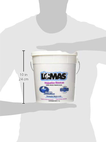 Lomas Alimento en Hojuelas para Peces Tropicales 1 kg, Fórmula con Vitamina C, Realza Colores y Apoya el Sistema Inmune